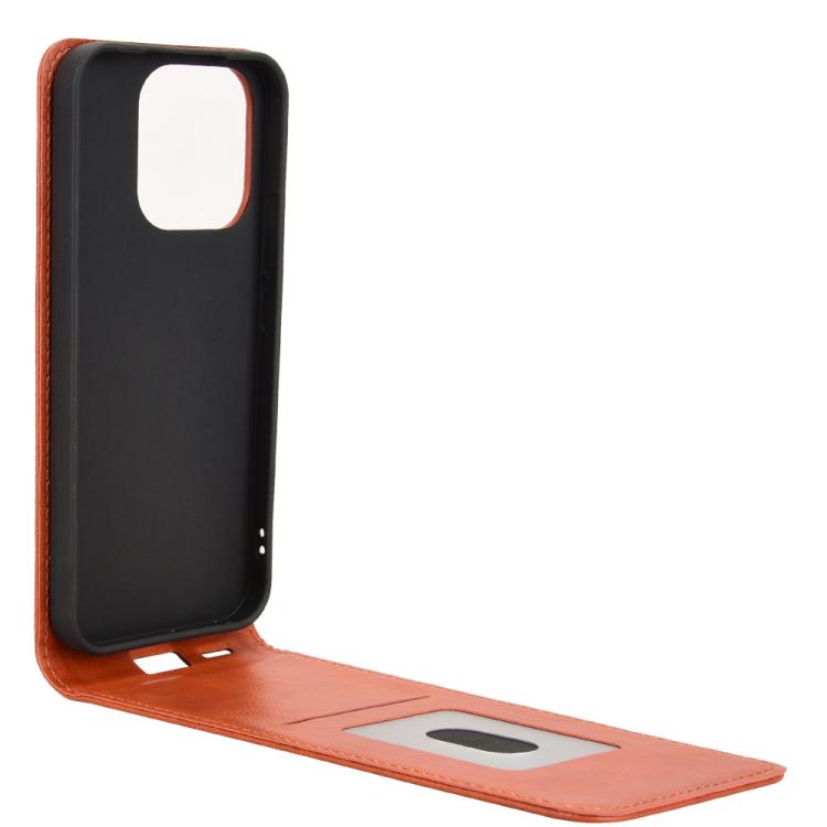 For Honor X60i 5G Magnetic Vertical Flip Leather Phone Case