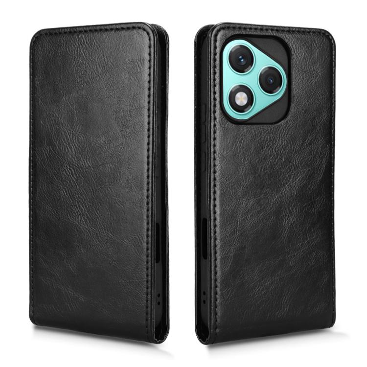 For Honor 400 Lite Global Magnetic Vertical Flip Leather Phone Case