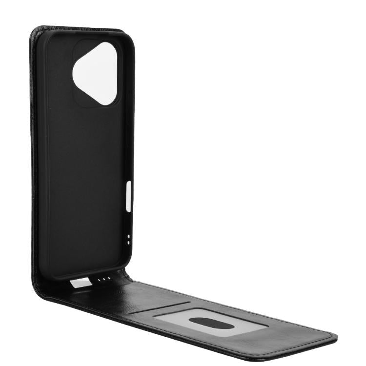 For Honor 400 Lite Global Magnetic Vertical Flip Leather Phone Case