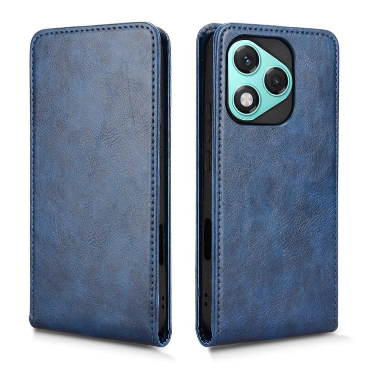 For Honor 400 Lite Global Magnetic Vertical Flip Leather Phone Case
