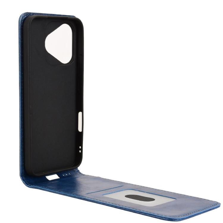 For Honor 400 Lite Global Magnetic Vertical Flip Leather Phone Case