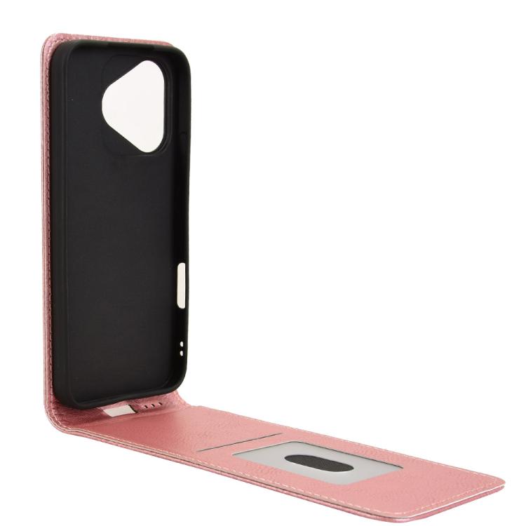For Honor 400 Lite Global Magnetic Vertical Flip Leather Phone Case
