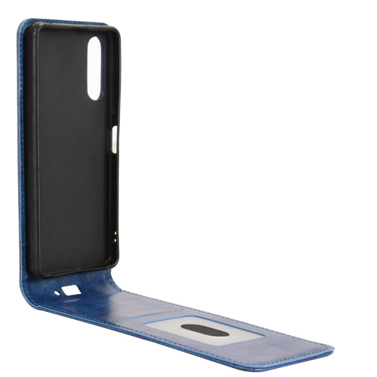 For Sony Xperia 10 IV Magnetic Vertical Flip Leather Phone Case