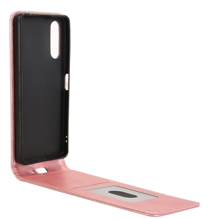 For Sony Xperia 10 IV Magnetic Vertical Flip Leather Phone Case