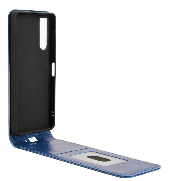 For Sony Xperia 10 V Magnetic Vertical Flip Leather Phone Case
