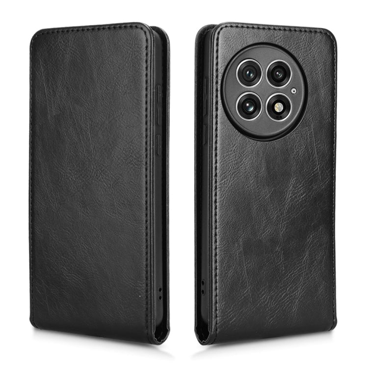 For OnePlus 13 Magnetic Vertical Flip Leather Phone Case