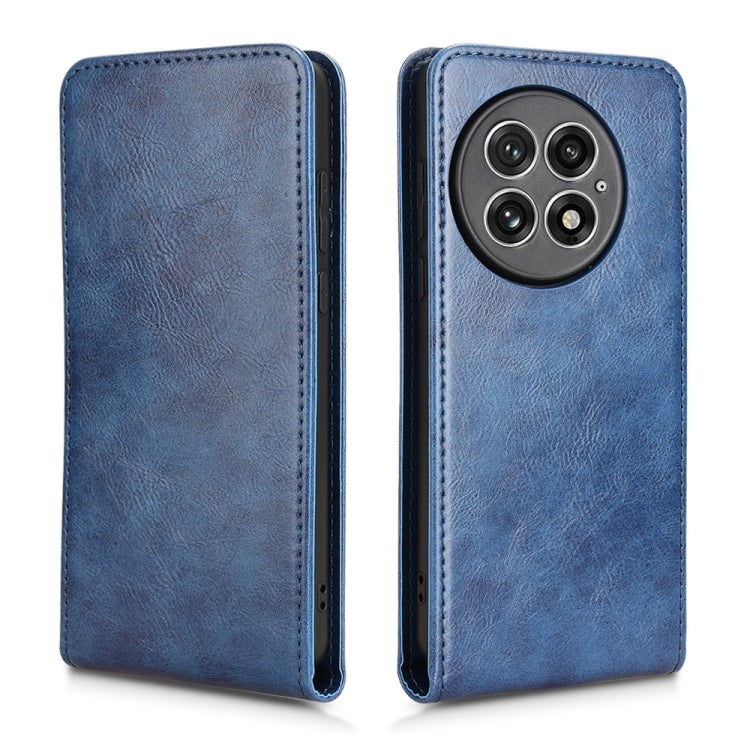 For OnePlus 13 Magnetic Vertical Flip Leather Phone Case