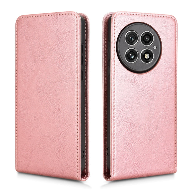 For OnePlus 13 Magnetic Vertical Flip Leather Phone Case