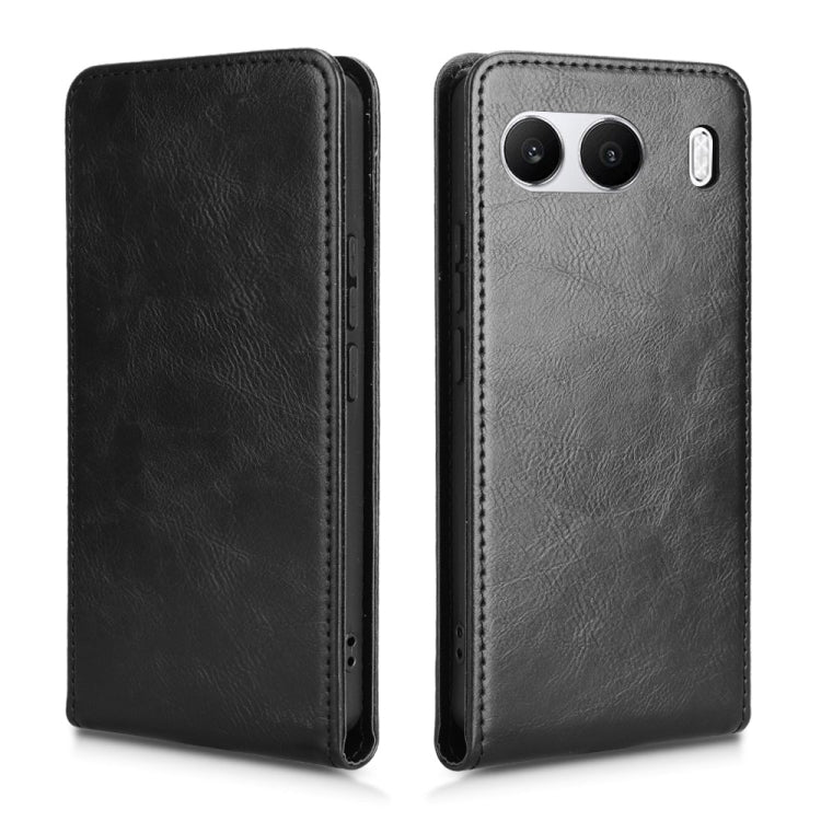 For OnePlus Nord 4 5G Magnetic Vertical Flip Leather Phone Case