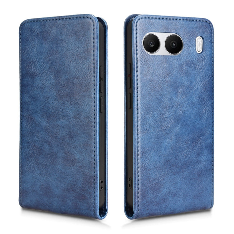 For OnePlus Nord 4 5G Magnetic Vertical Flip Leather Phone Case