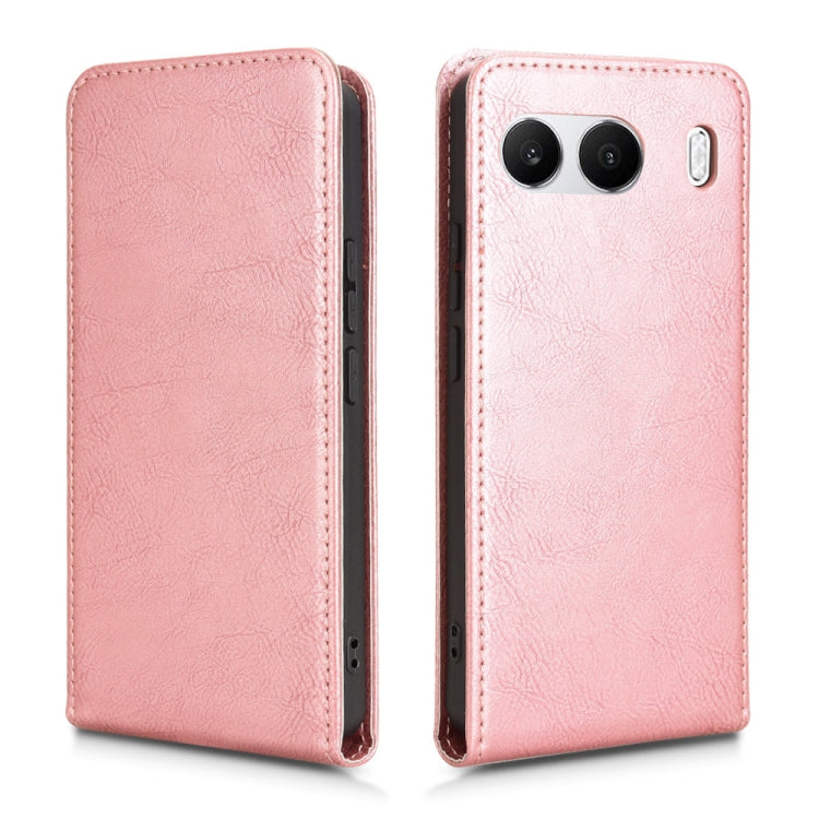 For OnePlus Nord 4 5G Magnetic Vertical Flip Leather Phone Case