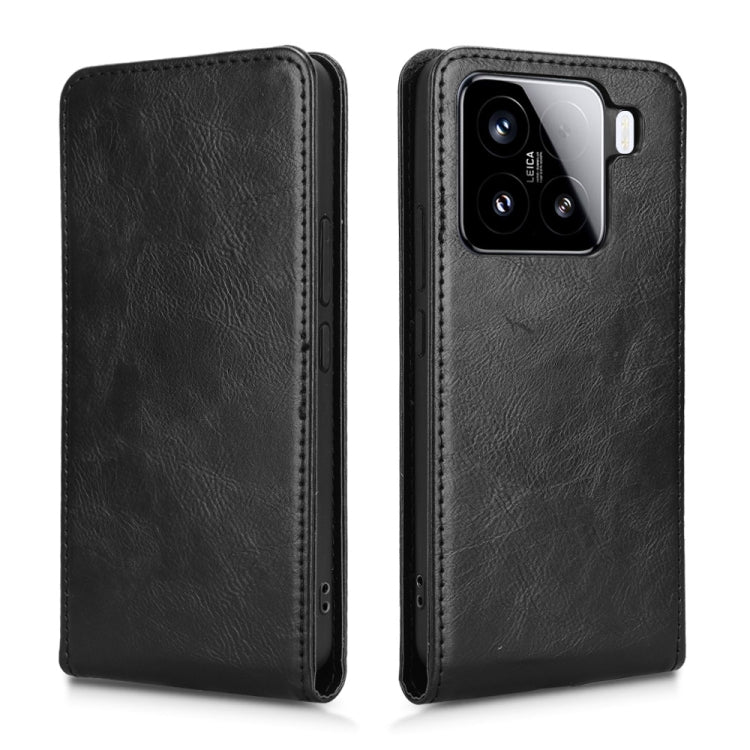 For Xiaomi 15 Magnetic Vertical Flip Leather Phone Case