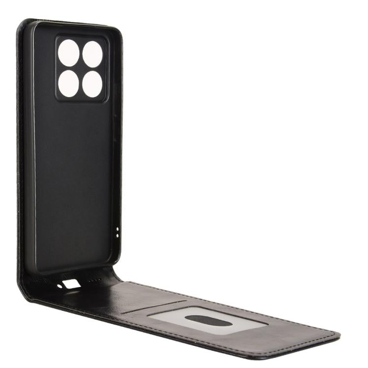For Xiaomi 14T Pro Magnetic Vertical Flip Leather Phone Case