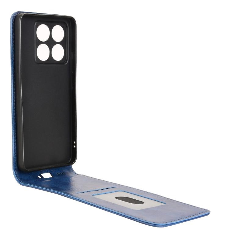 For Xiaomi 14T Pro Magnetic Vertical Flip Leather Phone Case