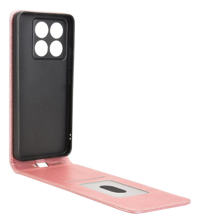 For Xiaomi 14T Pro Magnetic Vertical Flip Leather Phone Case