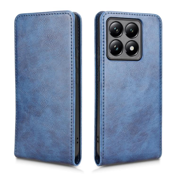 For Xiaomi 14T Magnetic Vertical Flip Leather Phone Case