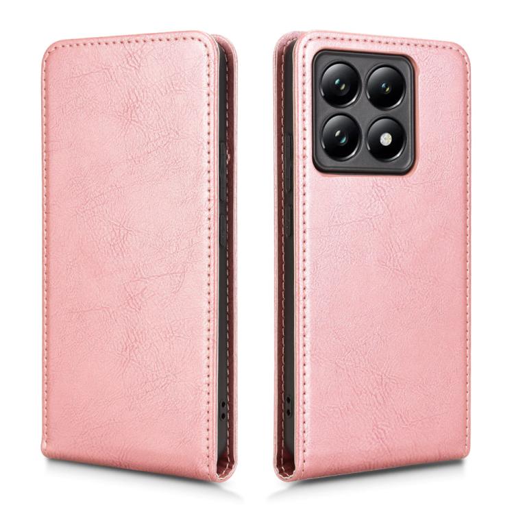 For Xiaomi 14T Magnetic Vertical Flip Leather Phone Case