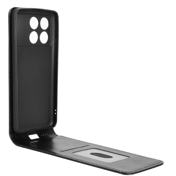 For Xiaomi Poco X6 Pro / Redmi K70E 5G Magnetic Vertical Flip Leather Phone Case