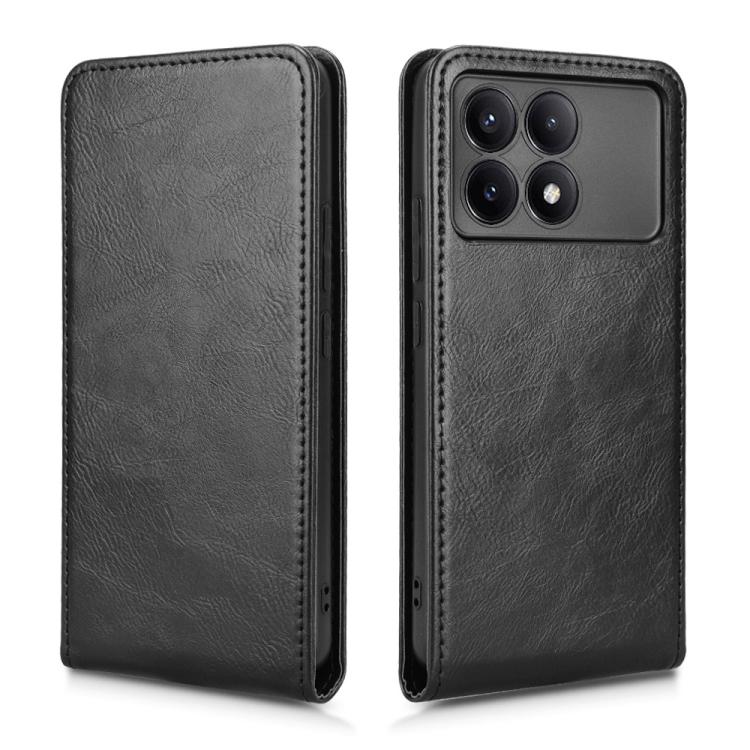 For Xiaomi Poco F6 Pro / Redmi K70 / K70 Pro Magnetic Vertical Flip Leather Phone Case