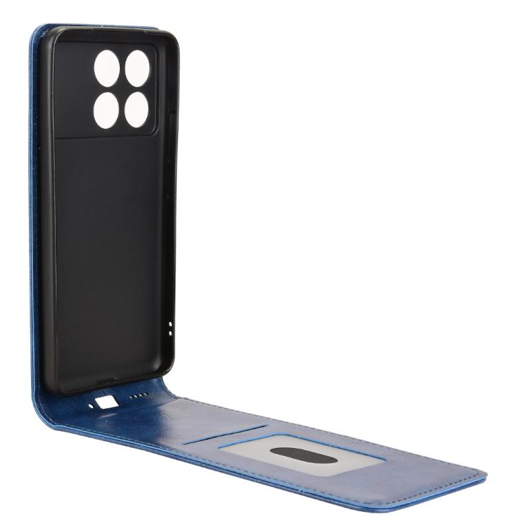 For Xiaomi Poco F6 Pro / Redmi K70 / K70 Pro Magnetic Vertical Flip Leather Phone Case