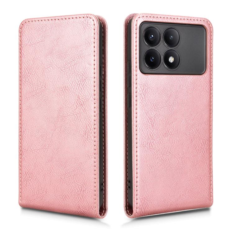 For Xiaomi Poco F6 Pro / Redmi K70 / K70 Pro Magnetic Vertical Flip Leather Phone Case