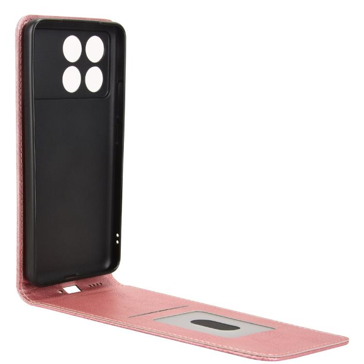 For Xiaomi Poco F6 Pro / Redmi K70 / K70 Pro Magnetic Vertical Flip Leather Phone Case