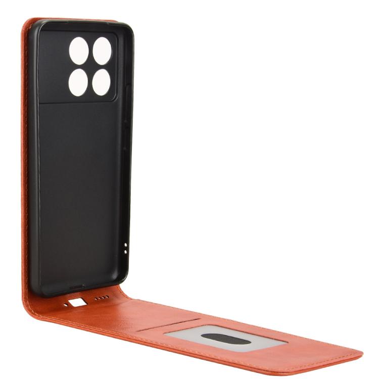 For Xiaomi Poco F6 Pro / Redmi K70 / K70 Pro Magnetic Vertical Flip Leather Phone Case