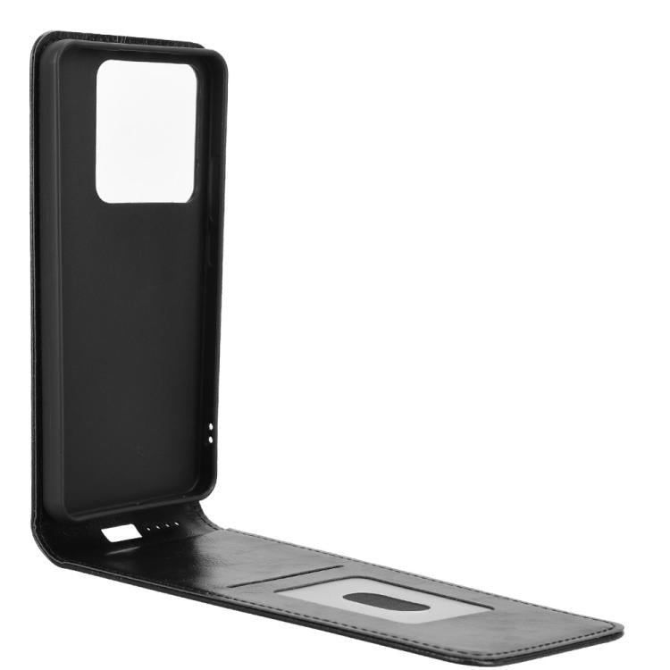 For Xiaomi Poco M7 Pro 5G / Redmi Note 14 5G Magnetic Vertical Flip Leather Phone Case