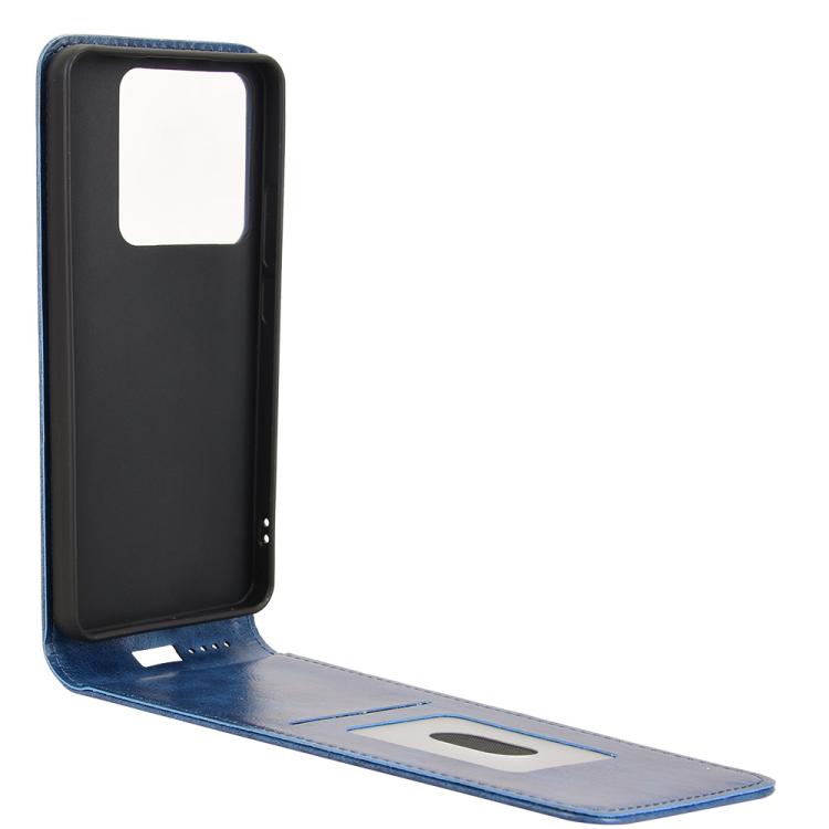 For Xiaomi Poco M7 Pro 5G / Redmi Note 14 5G Magnetic Vertical Flip Leather Phone Case