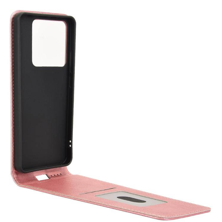 For Xiaomi Poco M7 Pro 5G / Redmi Note 14 5G Magnetic Vertical Flip Leather Phone Case