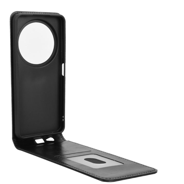 For ZTE Blade A75 5G Magnetic Vertical Flip Leather Phone Case