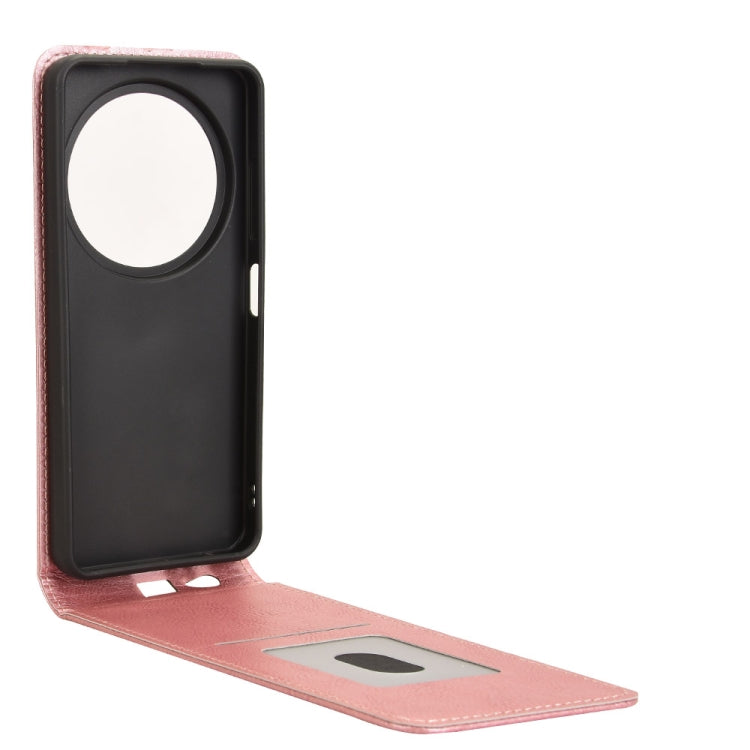 For ZTE Blade A75 5G Magnetic Vertical Flip Leather Phone Case