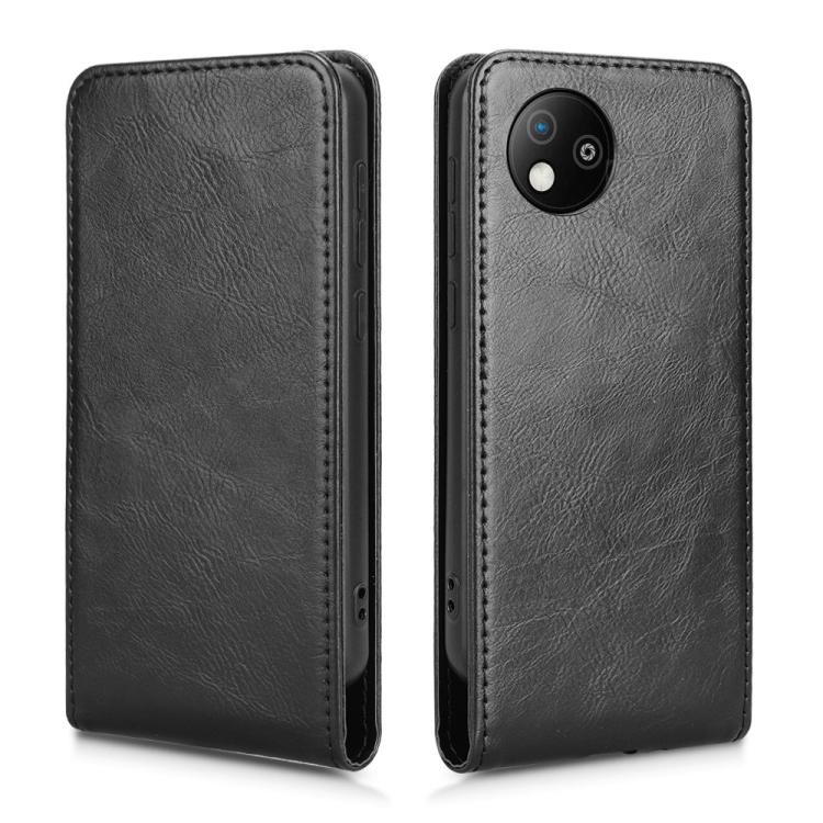For ZTE Blade A35 Lite Magnetic Vertical Flip Leather Phone Case