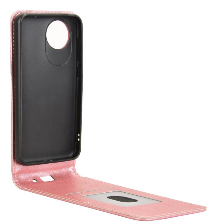 For ZTE Blade A35 Lite Magnetic Vertical Flip Leather Phone Case