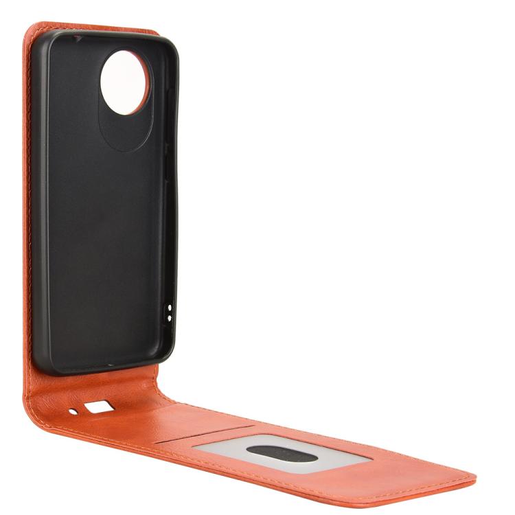 For ZTE Blade A35 Lite Magnetic Vertical Flip Leather Phone Case
