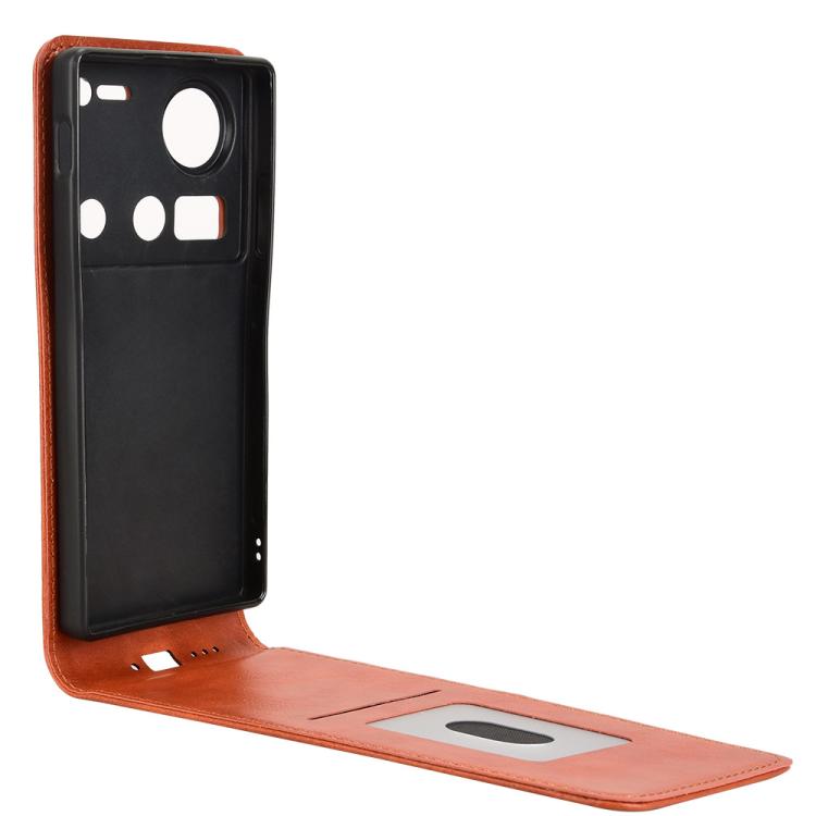 For ZTE Nubia Z70 Ultra Magnetic Vertical Flip Leather Phone Case