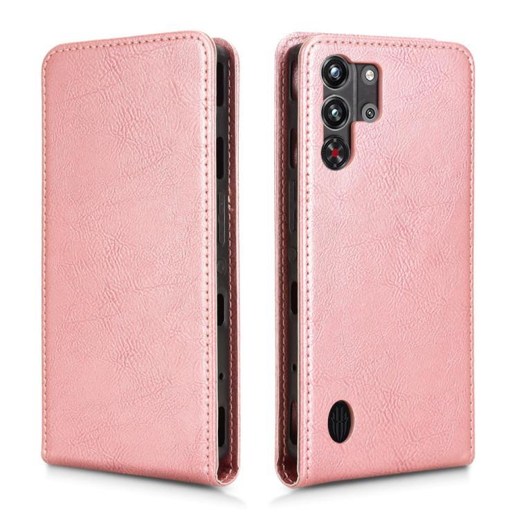 For ZTE nubia Red Magic 10 Pro+ Magnetic Vertical Flip Leather Phone Case
