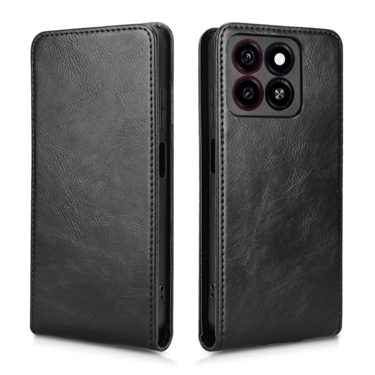 For ZTE Blade A35 / A55 Magnetic Vertical Flip Leather Phone Case