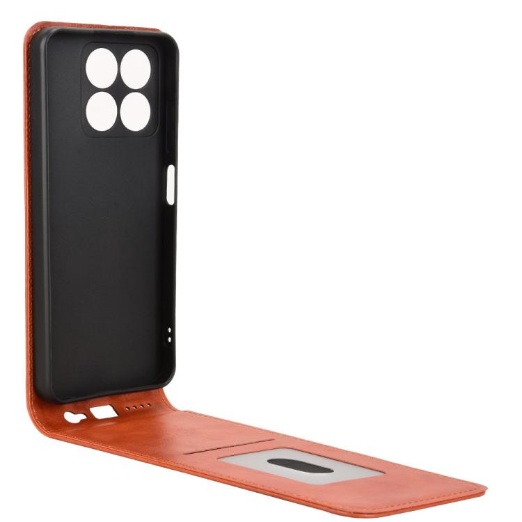 For ZTE Blade A35 / A55 Magnetic Vertical Flip Leather Phone Case