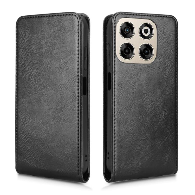 For ZTE Blade V70 Magnetic Vertical Flip Leather Phone Case