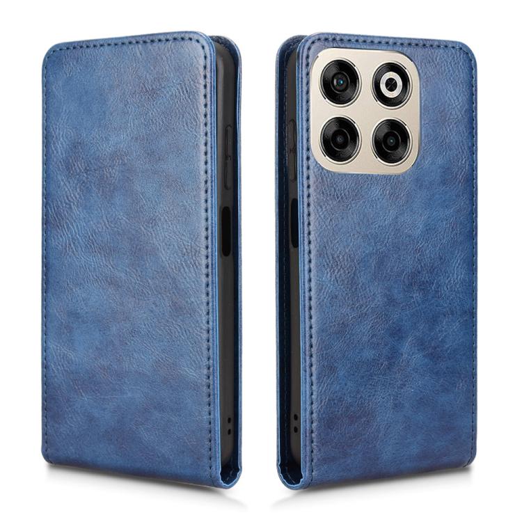 For ZTE Blade V70 Magnetic Vertical Flip Leather Phone Case