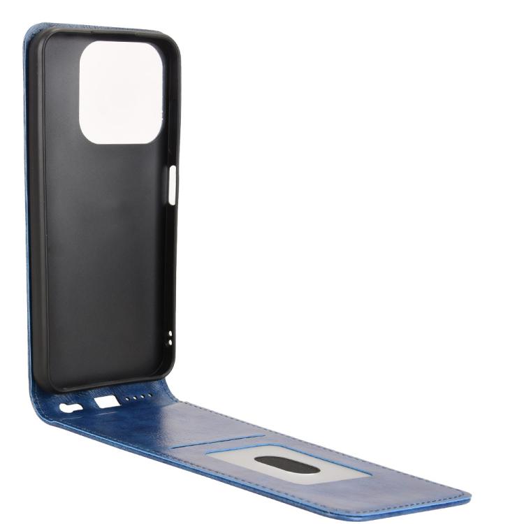 For ZTE Blade V70 Magnetic Vertical Flip Leather Phone Case