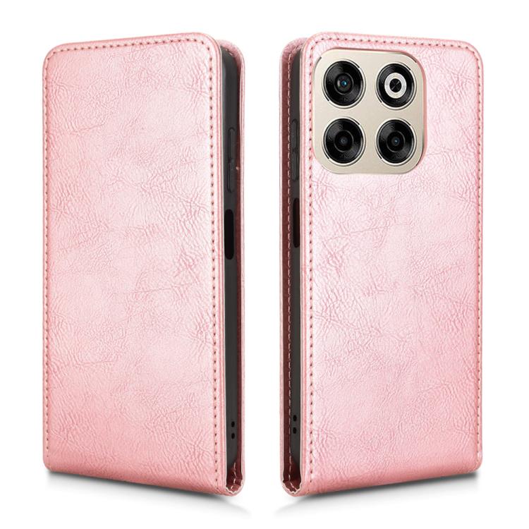 For ZTE Blade V70 Magnetic Vertical Flip Leather Phone Case