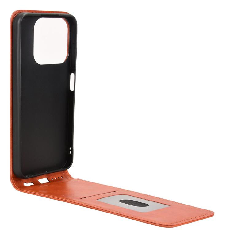 For ZTE Blade V70 Magnetic Vertical Flip Leather Phone Case