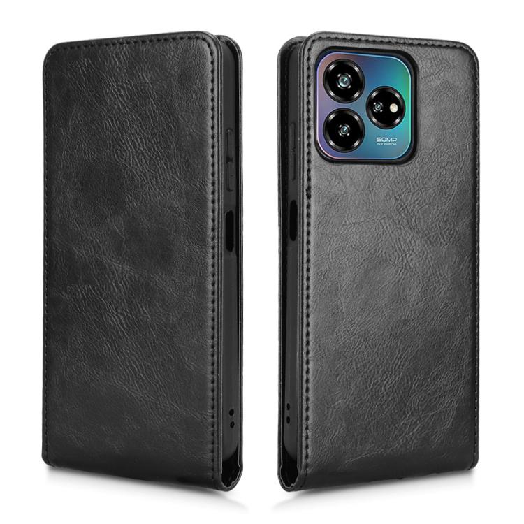 For ZTE Axon 60 Lite / Blade V60 Vita Magnetic Vertical Flip Leather Phone Case