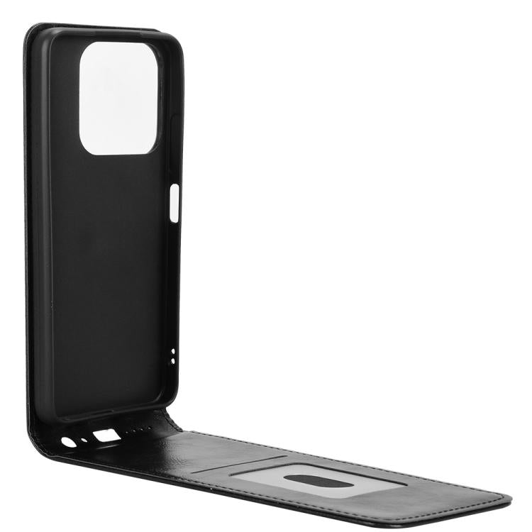 For ZTE Blade A75 4G Magnetic Vertical Flip Leather Phone Case