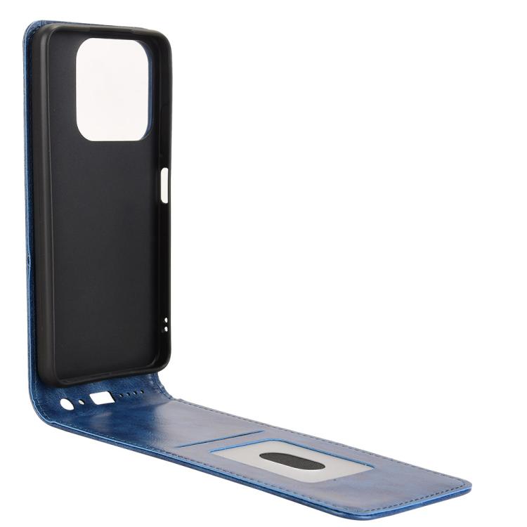 For ZTE Blade A75 4G Magnetic Vertical Flip Leather Phone Case