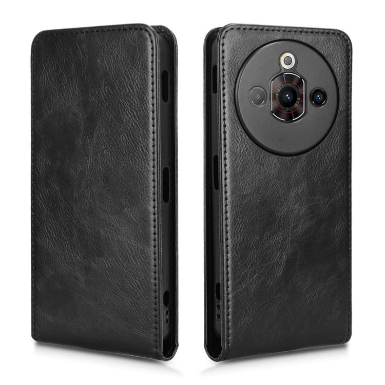 For ZTE nubia Focus Pro Magnetic Vertical Flip Leather Phone Case