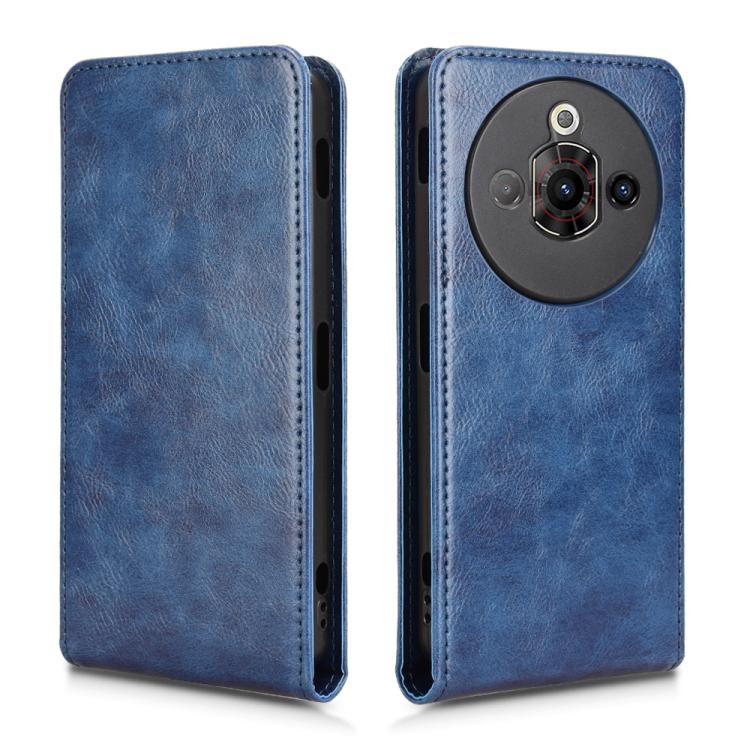 For ZTE nubia Focus Pro Magnetic Vertical Flip Leather Phone Case