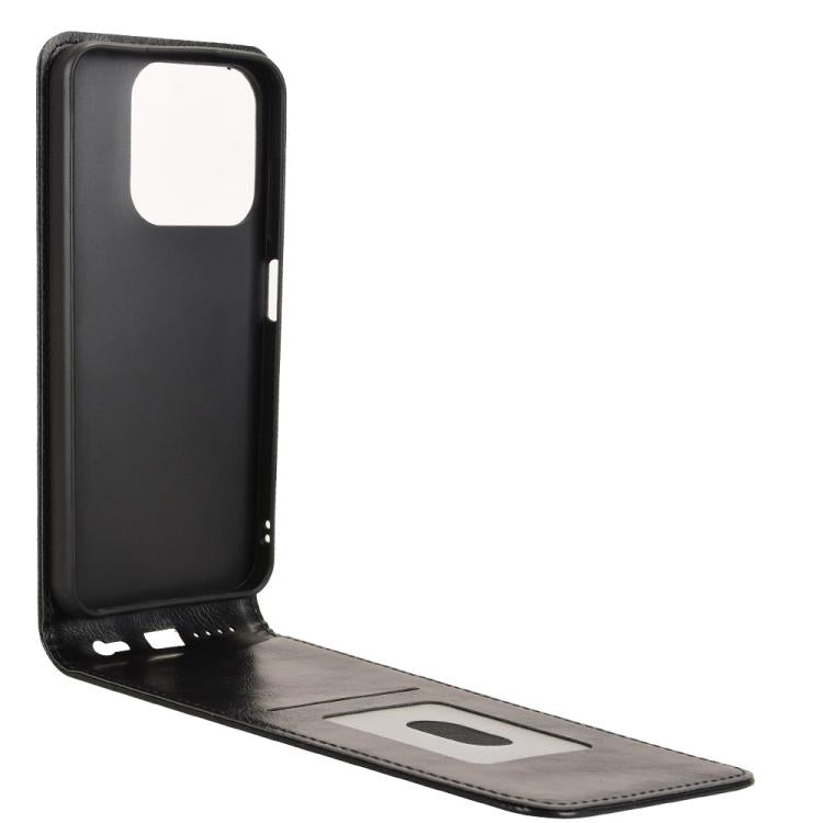 For ZTE Blade V70 Design 4G Magnetic Vertical Flip Leather Phone Case